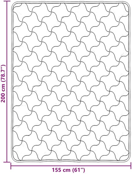 vidaXL Ganzjahresbettdecke Gepolstert Taupe 155 x 200 cm 42026279 Bild 11