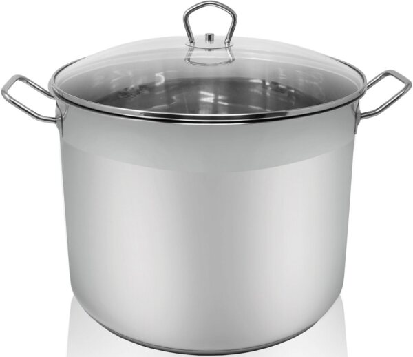 Karl Krüger Jumbotopf Maxi mit Glasdeckel, Edelstahl, 20 l Bild 5