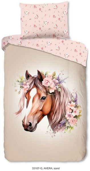 Good Morning Bettbezug Avera - 140 x 220 cm Rosa