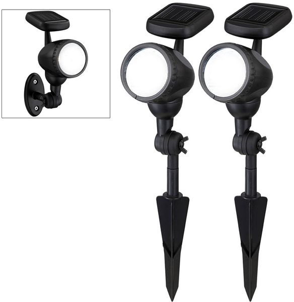 2er Set LED Solarleuchten für den Außenbereich MOA