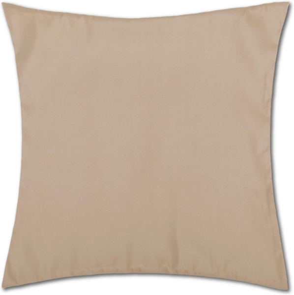 Kissenhülle Dekokissen Kissenbezug Microfaser - viele Größen und Farben Sandgrau 45 x 45 cm