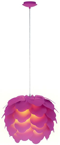 LED Pendelleuchte, violett, Höhe 110 cm FILETTA
