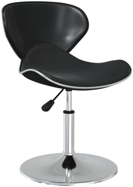 vidaXL Esszimmerstühle 4 Stk. Schwarz Kunstleder 3088576