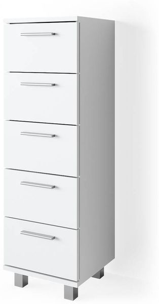 Badschrank Ilias Weiß 30 x 95 cm Vicco