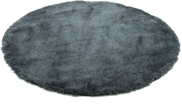 TOM TAILOR HOME Hochflor-Teppich Shaggy Teppich Cozy, rund, Höhe: 25 mm, Uni Farben, auch in Pastell Farben, weich & kuschelig