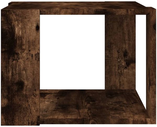 vidaXL Couchtisch Räuchereiche 40x40x30 cm Holzwerkstoff 815168 Bild 5