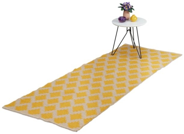 Teppich Baumwolle 80x200 cm