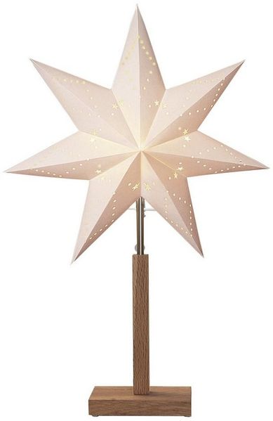 EGLO Christmas 410282 Stern KARO weiss L:34 B:14 H:55cm mit Kabelschalter