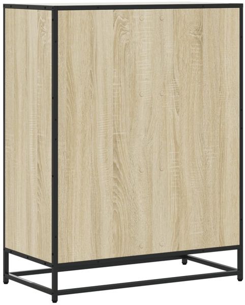 vidaXL Schuhschrank Sonoma Eiche 75x38x97,5 cm Holzwerkstoff Metall 3300871 Bild 6