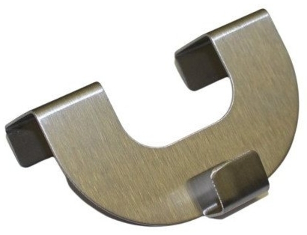 Fensterhaken Metall 4 cm U-Form 2-er Pack