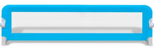 vidaXL Bettschutzgitter 150x42 cm Blau Bild 3