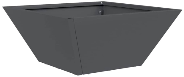 vidaXL Garten-Pflanzgefäß Anthrazit 35 x 35 x 15 cm 873800