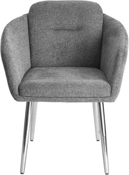 LeGer Home by Lena Gercke Esszimmerstuhl Fleur (Set, 2 St), Strukturstoff, ergonomisches Design, gesteppte Rückenlehne