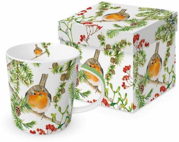 PPD Tasse Robin in Tree Trend Mug 350 ml, Bone China