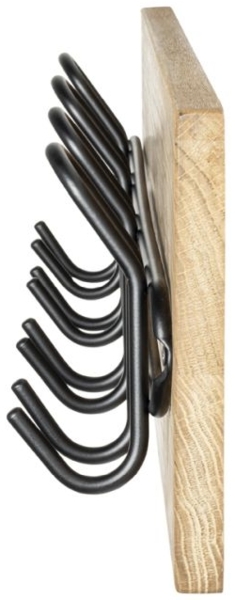 Wandgarderobe Garderobe aus Massivholz Eiche geölt (Royal Oak), Bild 3