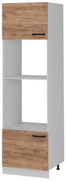 Mikrowellenschrank R-Line Goldkraft Eiche 60 cm ohne Arbeitsplatte Vicco