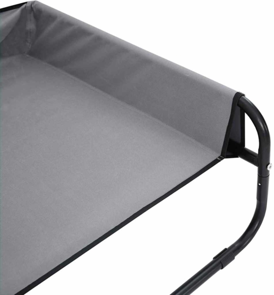vidaXL Hundebett Hellgrau m Oxford-Gewebe und Stahl 42008208 Bild 8