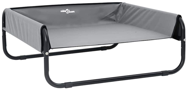 vidaXL Hundebett Hellgrau m Oxford-Gewebe und Stahl 42008208 Bild 1