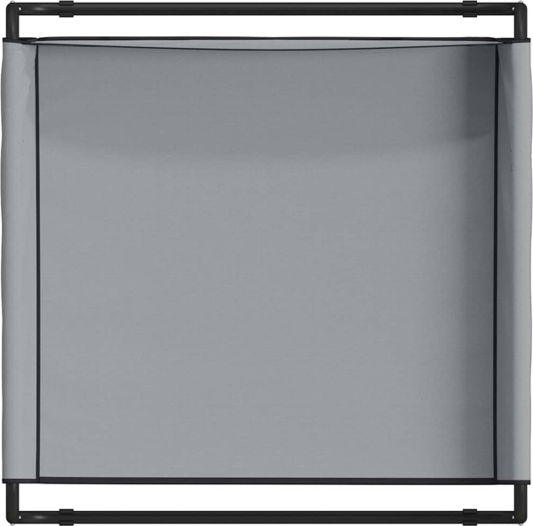 vidaXL Hundebett Hellgrau m Oxford-Gewebe und Stahl 42008208 Bild 6