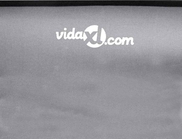 vidaXL Hundebett Hellgrau m Oxford-Gewebe und Stahl 42008208 Bild 7