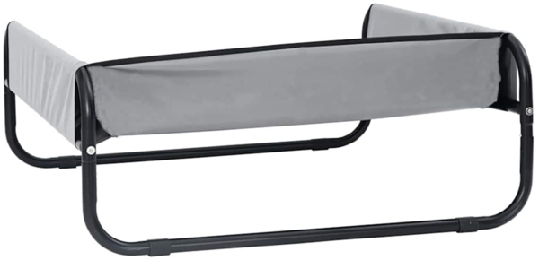 vidaXL Hundebett Hellgrau m Oxford-Gewebe und Stahl 42008208 Bild 5