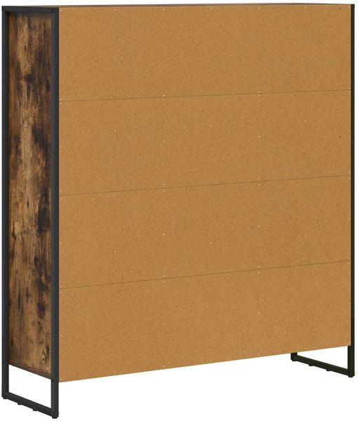 vidaXL Bücherregal 99,5 x 30 x 108 cm Holzwerkstoff Raucharbe 3403024 Bild 8