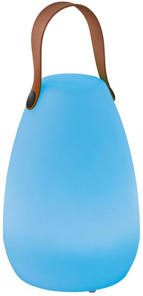 RGB LED Tischleuchte, Fernbedienung, Farbwechsel, H 20 cm