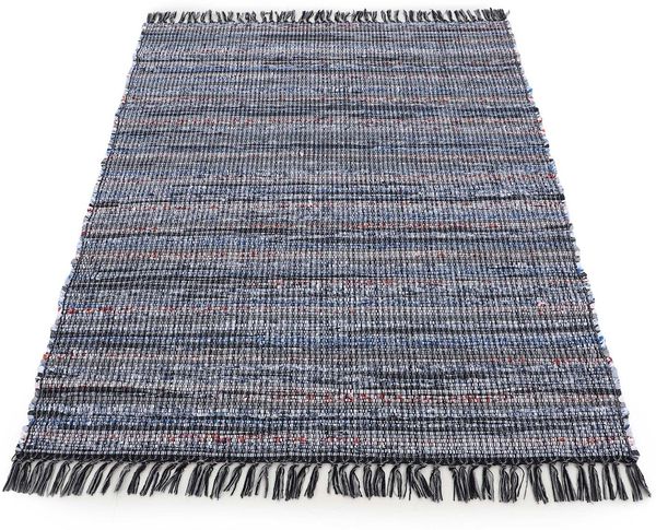 carpetfine Teppich Kelim Chindi, Wendeteppich, rechteckig, Höhe: 6 mm, handgewebt, Fleckerlteppich mit Fransen, auch vielen in Läufergrößen