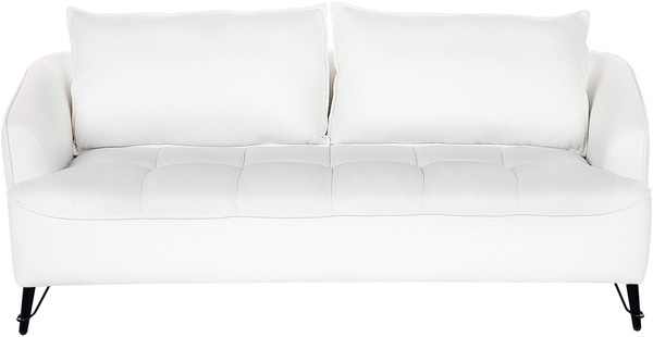 5-Sitzer Sofa Set Bouclé weiß HOBRO Bild 5