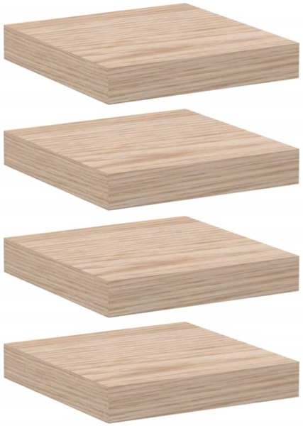 vidaXL Schweberegal 4 Stk. 23x23,5x4 cm Holzwerkstoff 4010681