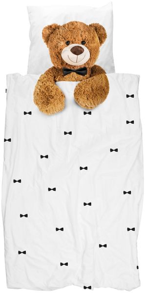 Snurk Flanell-Bettbezug Teddy, 140 x 200/220 cm We