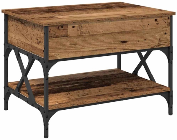 vidaXL Couchtisch Altholz 70x50x50cm Holzwerkstoff 883038