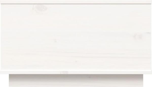 vidaXL Couchtisch Weiß 60x50x35 cm Massivholz Kiefer 813416 Bild 8