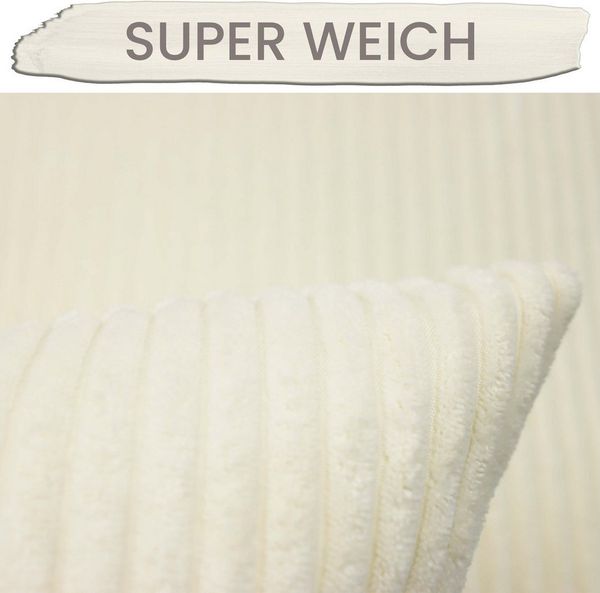 Amilian Dekokissen mit Füllung und Kissenbezug - 2er Set - Kissen, Zierkissen, Sofakissen, (2 Stück), Kopfkissen, Kuschelkissen, Couchkissen mit Kissenfüllung