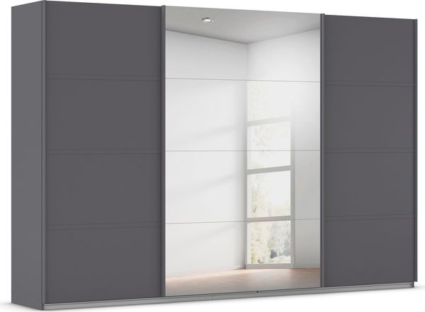 OTTO home Kleiderschrank Mehrzweckschrank Aktenschrank Möbel Mietswohnung Schlafzimmer AVOLA (3 verschiedene Ausstattungen BASIC/CLASSIC/PREMIUM (inkl. SOFT-CLOSE) mit eleganten Zierleisten in Chrom, Schwarz oder Weiß MADE IN GERMANY