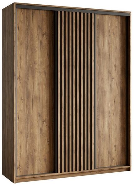 Masseno Schwebetürenschrank VONTE Kleiderschrank mit Schubladen Schrank Schlafzimmerschrank