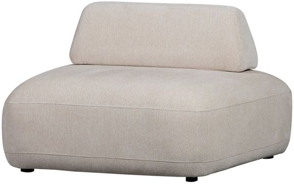 Sessel Sterck aus Jacquard-Stoff, bewegliche Rückenlehne, modern, Sand – besonders komfortabel für Dein Zuhause