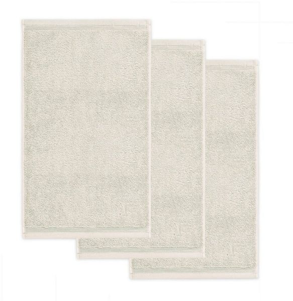 Möve Superwuschel Gästetuch 30x50 cm aus 100% Baumwolle, Nature 3er Set