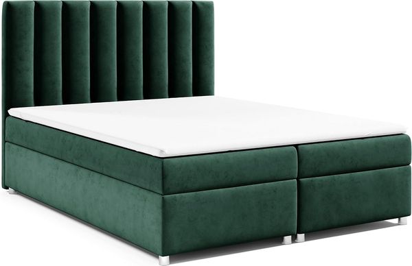Best for Home Boxspringbett Trinity K-10 Boxspringbett mit Stauraum, Bonellmatratze&Komfort-Topper (140x200 160x200 180x200 200x200 cm), inkl. Lieferung bis in die Wohnung, TOP- Preis-Leistungs-Verhältnis