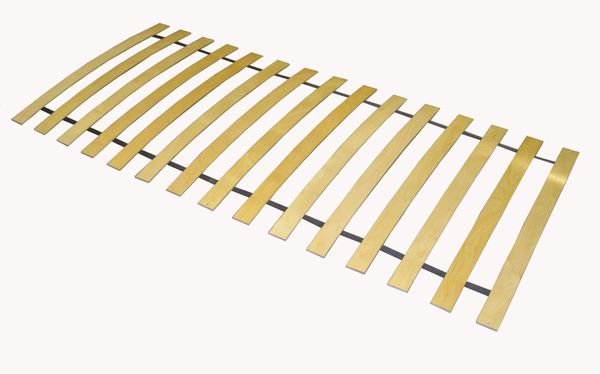Erst-Holz Einzelbett Kiefer massiv 100x200 inkl. Federleisten-Rollrost Bild 7