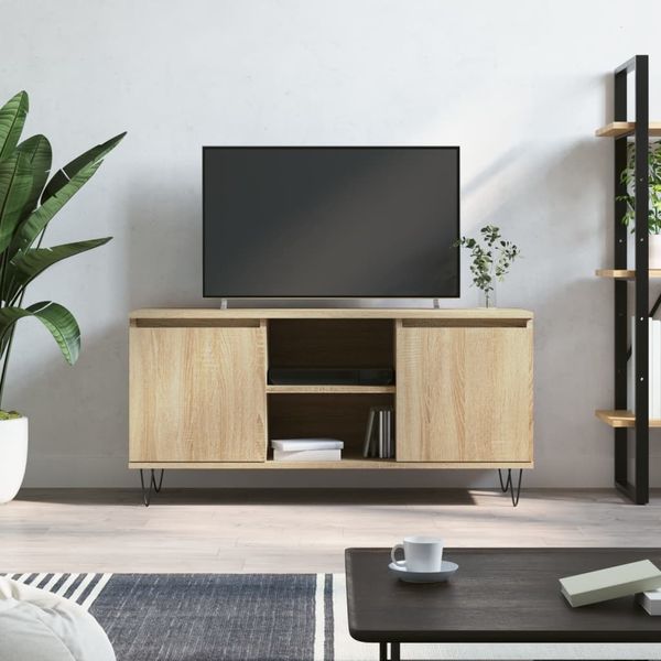 vidaXL TV-Schrank Sonoma-Eiche 104x35x50 cm Holzwerkstoff 827015