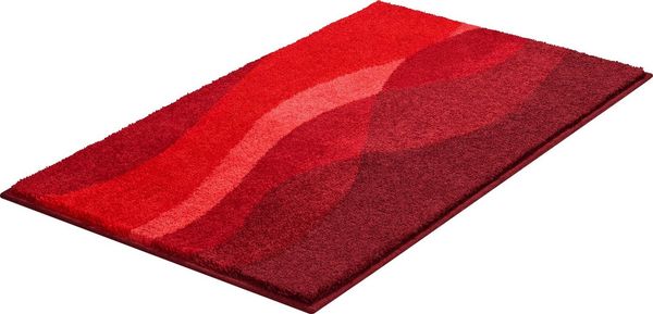 GRUND HILLS Badematte 60x100 cm Rubinrot