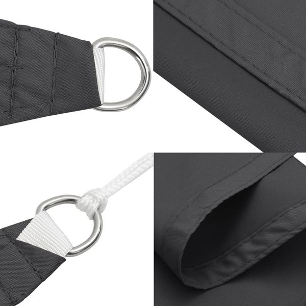 vidaXL Sonnensegel Oxford-Gewebe Rechteckig 3x6 m Anthrazit 135103 Bild 7