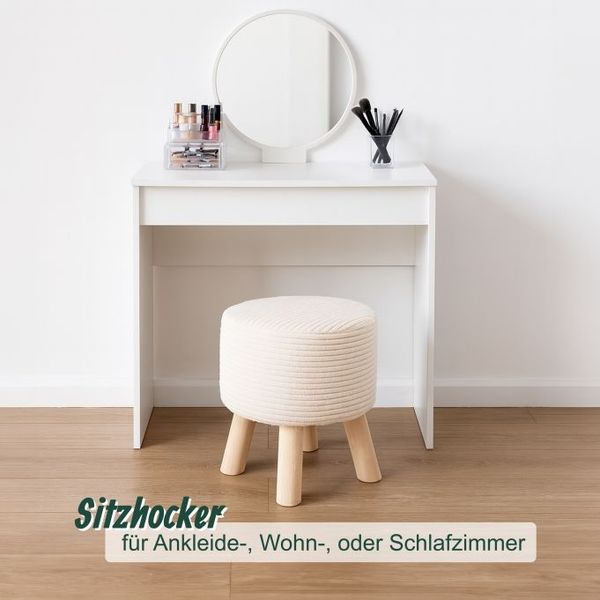 Relaxdays Hocker Cord Bild 3