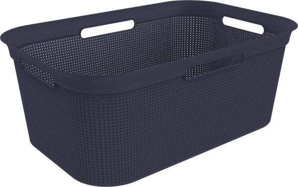 Rotho Wäschekorb Brisen, 41 l midnight blau