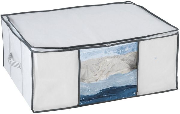 WENKO Unterbettkommode Vakuum Soft Box, integrierte Vakuum-Tasche & Blitzventil, bis zu 75 % Platzersparnis
