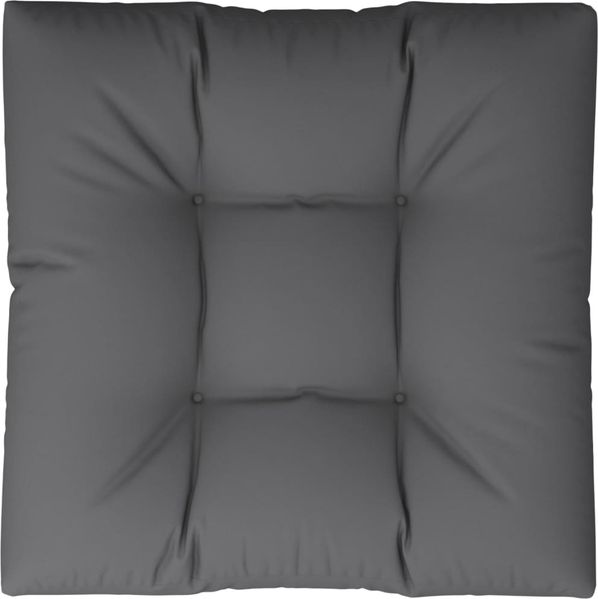 vidaXL Palettenkissen Anthrazit 80x80x12 cm Stoff 360491 Bild 6