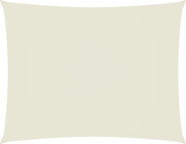 vidaXL Sonnensegel Oxford-Gewebe rechteckig 5x7 m Creme
