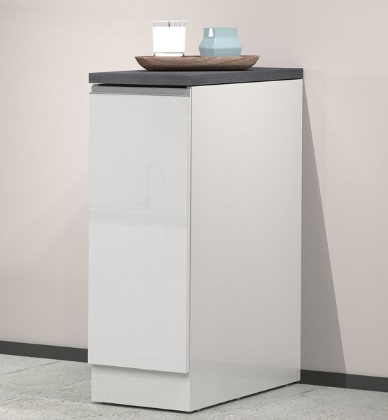 KOCHSTATION Apothekerschrank KS-Sole,Apothekerkommode Breite/Höhe 30/85 cm, Anbau-und Unterbau möglich