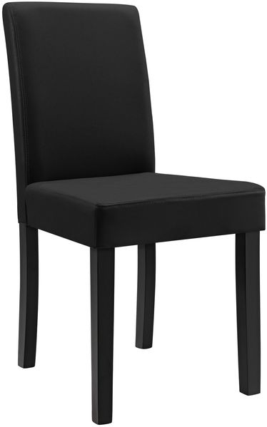 Esszimmerstuhl Hamburg 6er Set Kunstleder Schwarz [en. casa] Bild 2